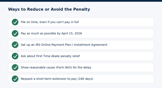 Six practical steps to limit failure-to-pay exposure.